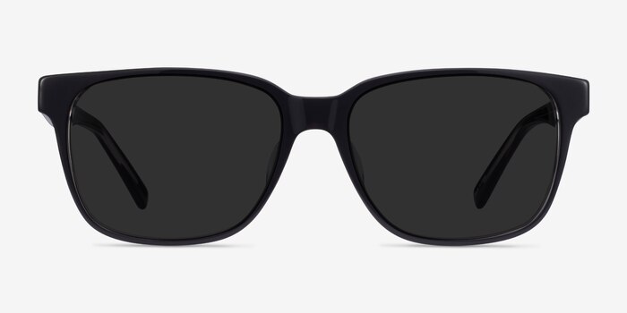 Rooney Black Acetate Sunglass Frames from EyeBuyDirect