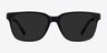 Rooney Black AcetateSunglass Frames from EyeBuyDirect, Front View