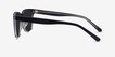 Rooney Black AcetateSunglass Frames from EyeBuyDirect, Side View