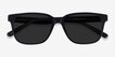 Rooney Black AcetateSunglass Frames from EyeBuyDirect, Closed View
