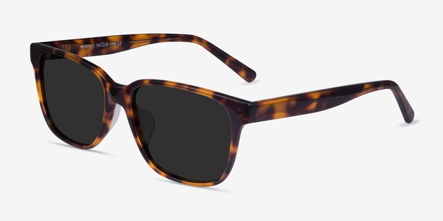 Rooney Tortoise AcetateSunglass Frames from EyeBuyDirect, Angle View
