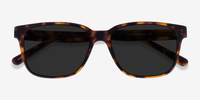 Rooney Tortoise AcetateSunglass Frames from EyeBuyDirect, Closed View