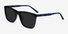 Cortado Black  Blue Tortoise AcetateSunglass Frames from EyeBuyDirect, Angle View