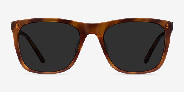 Cortado Honey Tortoise AcetateSunglass Frames from EyeBuyDirect, Front View
