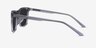 Silvio Clear Gray AcetateSunglass Frames from EyeBuyDirect, Side View