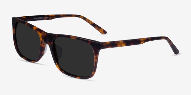 Silvio Tortoise AcetateSunglass Frames from EyeBuyDirect, Angle View