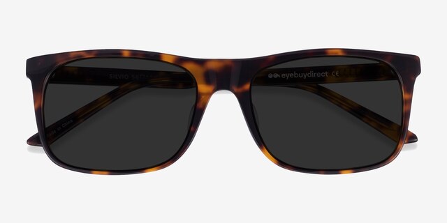 Silvio Tortoise AcetateSunglass Frames from EyeBuyDirect, Closed View