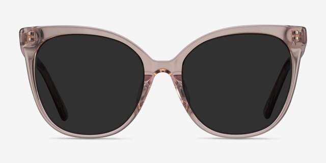 Gelato Champagne AcetateSunglass Frames from EyeBuyDirect, Front View