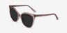 Gelato Champagne AcetateSunglass Frames from EyeBuyDirect, Angle View