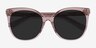 Gelato Champagne AcetateSunglass Frames from EyeBuyDirect, Closed View