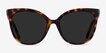 Gelato Tortoise AcetateSunglass Frames from EyeBuyDirect, Front View