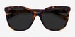 Gelato Tortoise AcetateSunglass Frames from EyeBuyDirect, Closed View