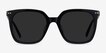 Parasol Black AcetateSunglass Frames from EyeBuyDirect, Front View