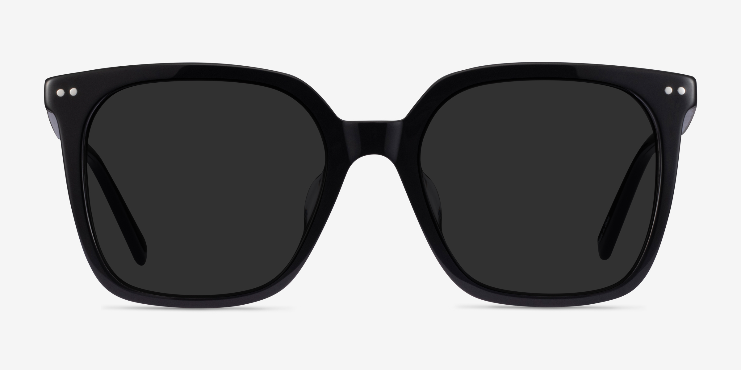 Parasol Square Black Frame Prescription Sunglasses Eyebuydirect