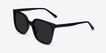 Parasol Black AcetateSunglass Frames from EyeBuyDirect, Angle View