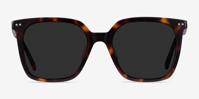 Parasol Tortoise AcetateSunglass Frames from EyeBuyDirect, Front View
