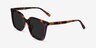 Parasol Tortoise AcetateSunglass Frames from EyeBuyDirect, Angle View