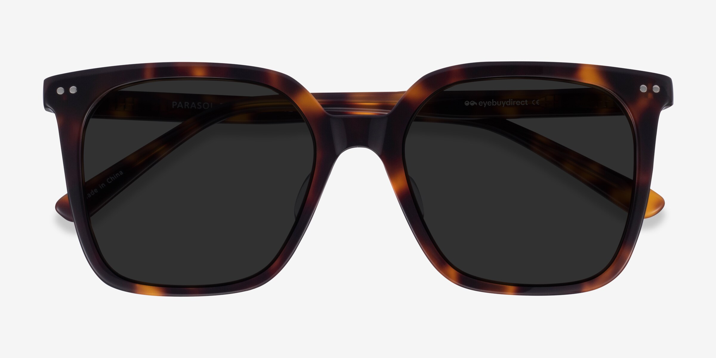 Eyebuydirect Parasol Square Black Sunglasses NIB Parasol - Square Black Frame Prescription Sunglasses  main image 4