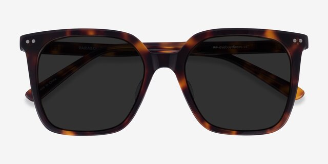 Parasol Tortoise AcetateSunglass Frames from EyeBuyDirect, Closed View