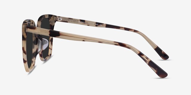Parasol Light Tortoise AcetateSunglass Frames from EyeBuyDirect, Side View