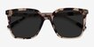 Parasol Light Tortoise AcetateSunglass Frames from EyeBuyDirect, Closed View