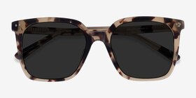 Parasol Light Tortoise Acétate Soleil de Lunette de vue d'EyeBuyDirect, Vue Rapprochée