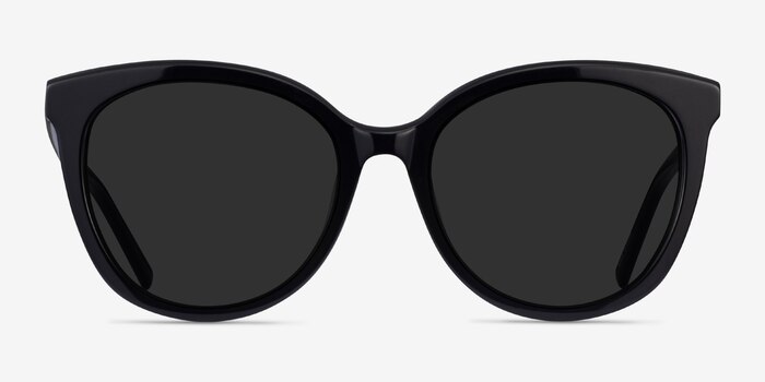 Cinematic Black Acetate Sunglass Frames from EyeBuyDirect