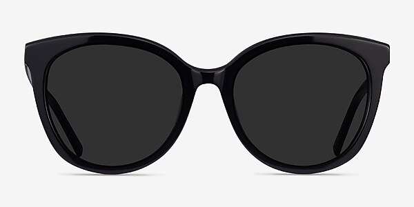 Cinematic Black Acetate Sunglass Frames