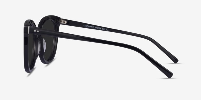 Cinematic Black Acetate Sunglass Frames from EyeBuyDirect