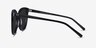 Cinematic Black AcetateSunglass Frames from EyeBuyDirect, Side View