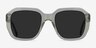 Azalea Clear Green AcetateSunglass Frames from EyeBuyDirect, Front View