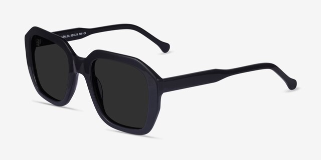 Azalea Black AcetateSunglass Frames from EyeBuyDirect, Angle View