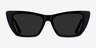 Milla Black AcetateSunglass Frames from EyeBuyDirect, Front View