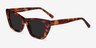 Milla Tortoise AcetateSunglass Frames from EyeBuyDirect, Angle View