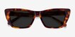 Milla Tortoise AcetateSunglass Frames from EyeBuyDirect, Closed View