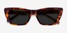 Milla Tortoise AcetateSunglass Frames from EyeBuyDirect, Closed View