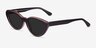Palm Beach Champagne Brown AcetateSunglass Frames from EyeBuyDirect, Angle View