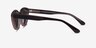 Palm Beach Champagne Brown AcetateSunglass Frames from EyeBuyDirect, Side View