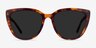 Lemonade Tortoise AcetateSunglass Frames from EyeBuyDirect, Front View