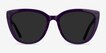 Lemonade Purple AcetateSunglass Frames from EyeBuyDirect, Front View