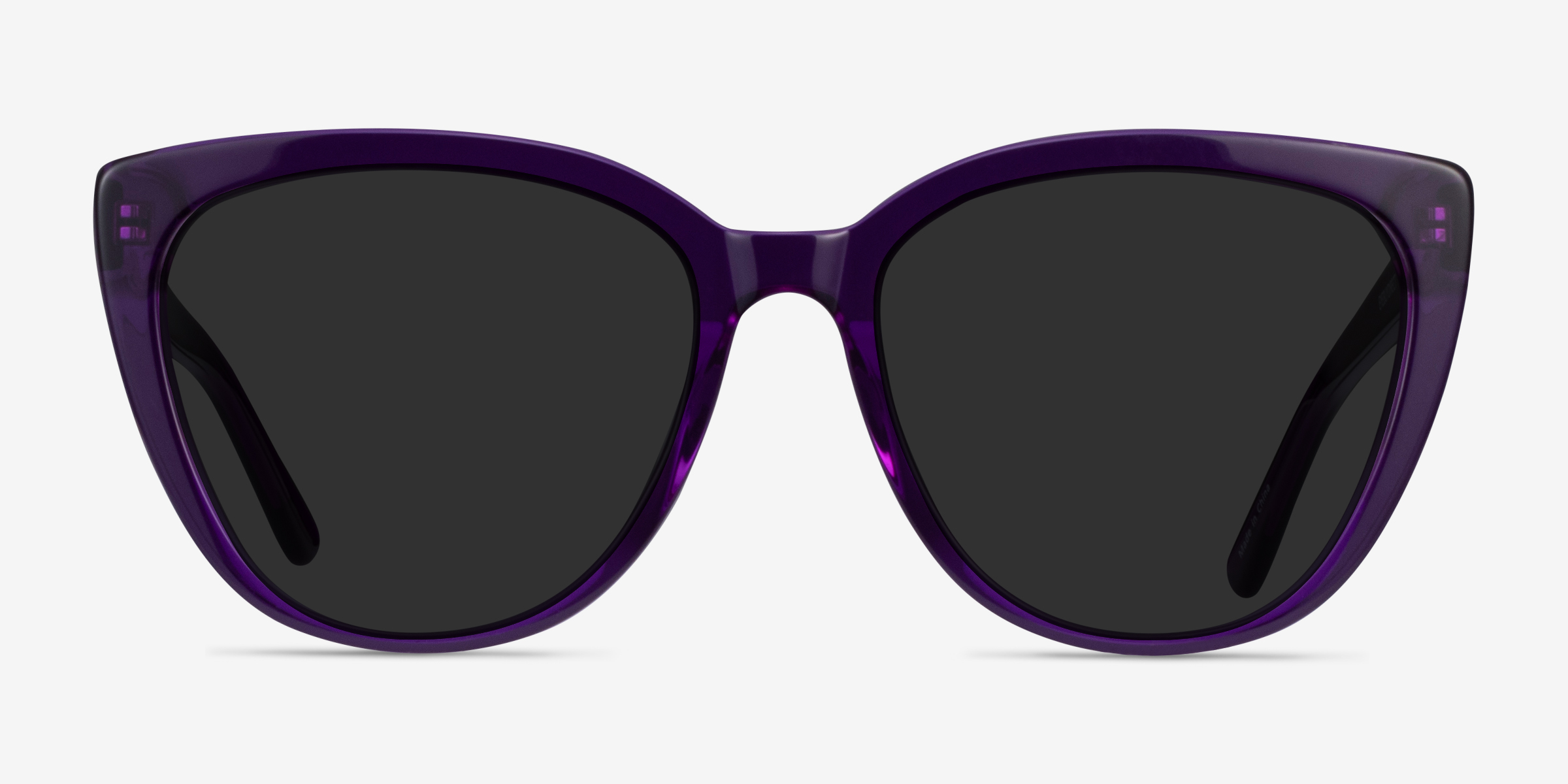 Lemonade - Cat Eye Purple Frame Sunglasses For Women | Eyebuydirect