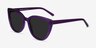 Lemonade Purple AcetateSunglass Frames from EyeBuyDirect, Angle View