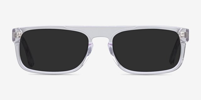 Grayton Clear AcetateSunglass Frames from EyeBuyDirect, Front View