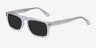 Grayton Clear AcetateSunglass Frames from EyeBuyDirect, Angle View