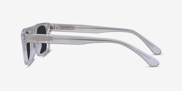 Grayton Clear AcetateSunglass Frames from EyeBuyDirect, Side View