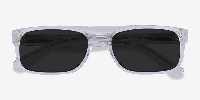 Grayton Clear AcetateSunglass Frames from EyeBuyDirect, Closed View