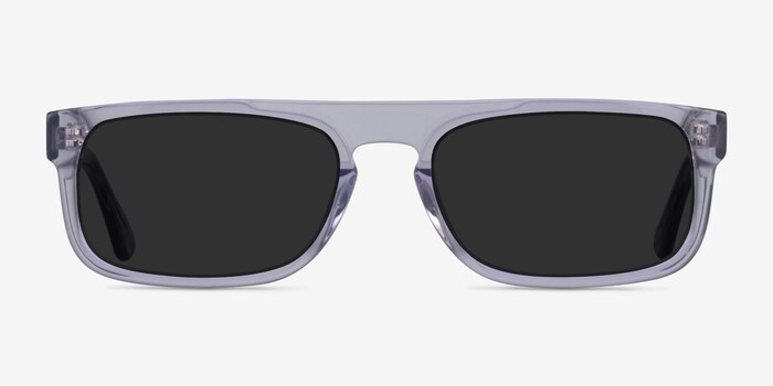 Grayton Clear Gray Acetate Sunglass Frames from EyeBuyDirect