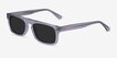 Grayton Clear Gray AcetateSunglass Frames from EyeBuyDirect, Angle View
