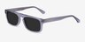 Grayton Clear Gray AcetateSunglass Frames from EyeBuyDirect, Angle View