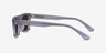 Grayton Clear Gray AcetateSunglass Frames from EyeBuyDirect, Side View